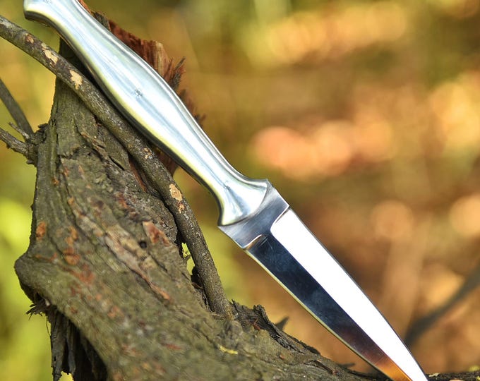 Handmade Dual Edge Boot Knife , Damascus Best Hunting knife , Handmade Knives , Bushcraft knife , Camping knife With Sheath Best Gift