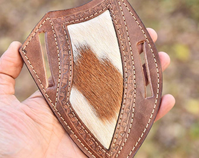 Handmade Leather Knife Sheath Fixed Blade Folding Pocket knives Belt Sheath Holster Gift For Boys Father Gift For Him