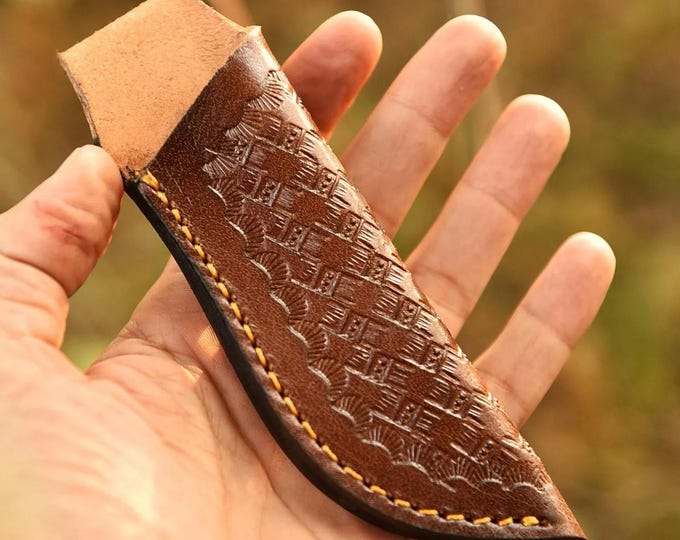 Custom Handmade Leather Knife sheath Belt Sheath Knives Holster Fix Blade Knife Sheath Best Gift