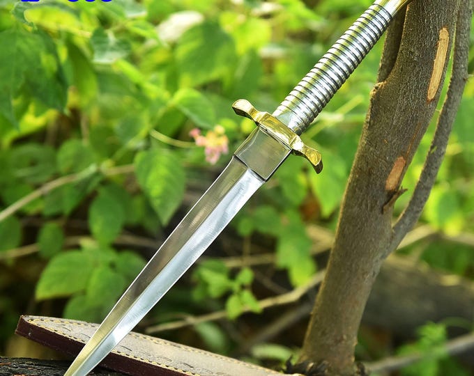 Handmade Double Edged Boot knife , Best Hunting knife , Handmade Knives Knife Gift Wedding , Bushcraft Knife , Camping Knife With Sheath