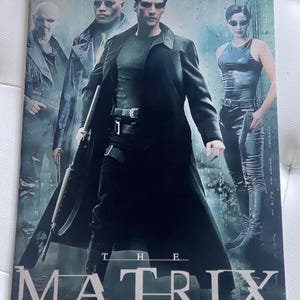 Japansk teaterprogrambok från The Matrix, en gammaldags