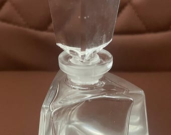 Flacone di profumo in cristallo sfaccettato geometrico di Marilyn Miglin