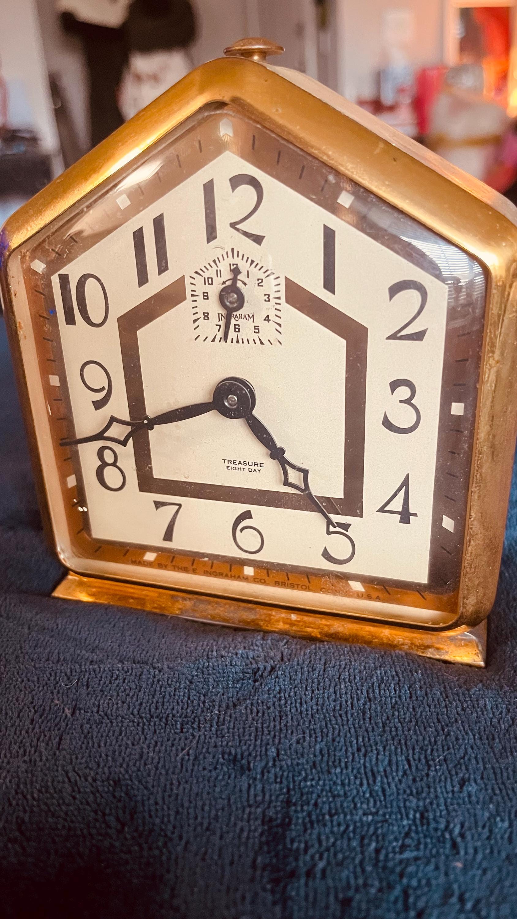 Vintage Ingraham Clock - Etsy