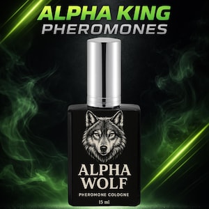 Alpha Wolf Pheromone Cologne for Men – Bold Scent to Help Attract, Boost Confidence & Allure, Masculine Fragrance gift for him