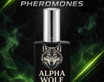 Alpha Wolf Pheromone Cologne for Men – Bold Scent to Help Attract, Boost Confidence & Allure, Masculine Fragrance gift for him