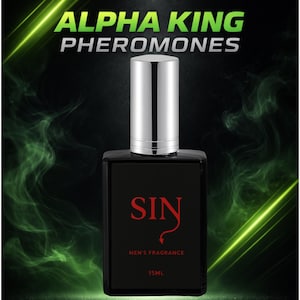 Sin Pheromone Cologne for Men | Spicy Amber Leather Scent