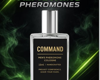 Command Pheromone Cologne for Men: Masculine Scent, Confidence Boost (15ml)