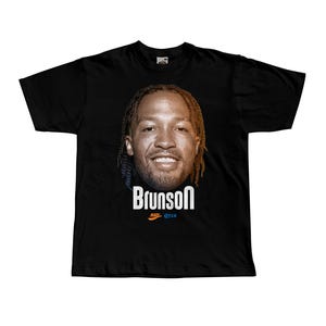 NY Knicks Jalen Brunson Big Face T-Shirt – Basketball Fan