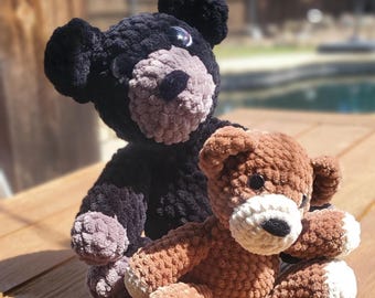 Crochet Teddy Bears  | Handmade Plush Bears | Soft Stuffed Animals