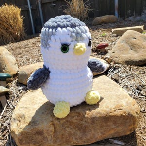 Handmade Crochet Penguin Plush, Soft, Cozy Amigurumi Penguin, Cute Stuffed Animal, Unique Gift for Penguin Lovers & Plush Collectors