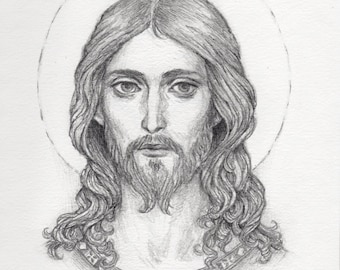 Christus - Originale Zeichnung