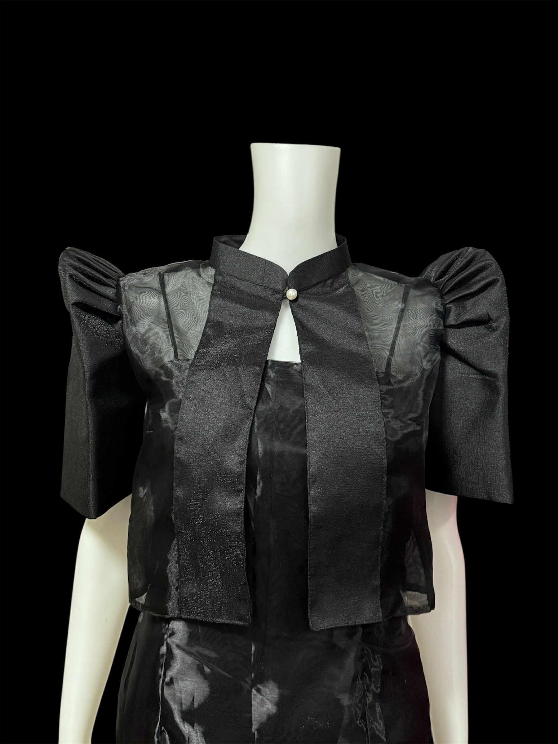 Formal Gazar Filipiniana Top/blouse (4 Colors) - Etsy