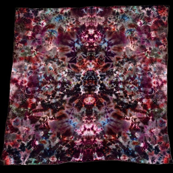 Green Tie Dye Blanket
