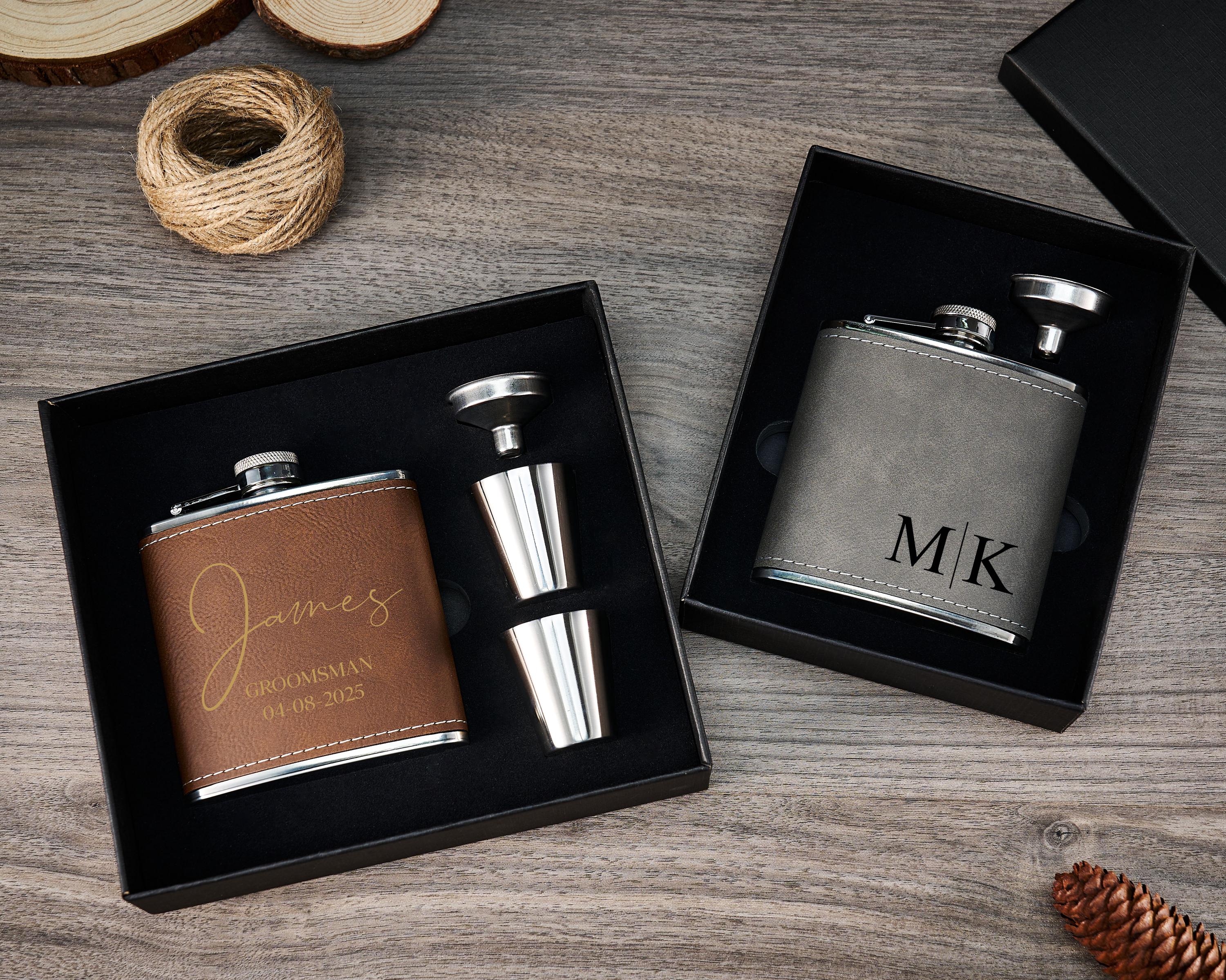 Vaso De Whisky Personalizado Para Padrino O Mejor Hombre – Regalo Único Con Caja (Grabado)