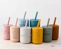 Engraved Silicone Cup 7oz for Babies, Leak-Proof Straw Tumbler, Custom Toddler Gift, Ideal for First Birthday, Easter & Baby Shower product logo