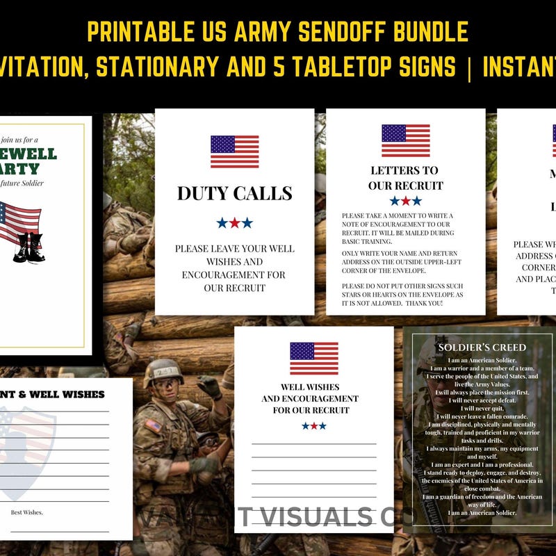 The Army Send Us - Etsy