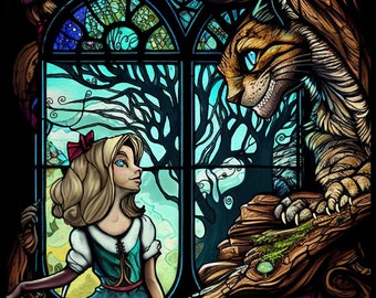 Alice in Wonderland Walt Disney Fine Art Jim Salvati Signed