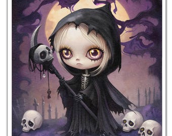 LIMITED EDITION art print -ReapHER- giclee print