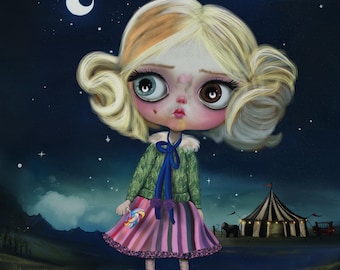 LIMITED EDITION art print -Night Circus Blythe Willis- giclee print
