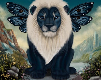 SIGNED ARTIST PROOF -Aether's Guardian- Illustration- giclee print