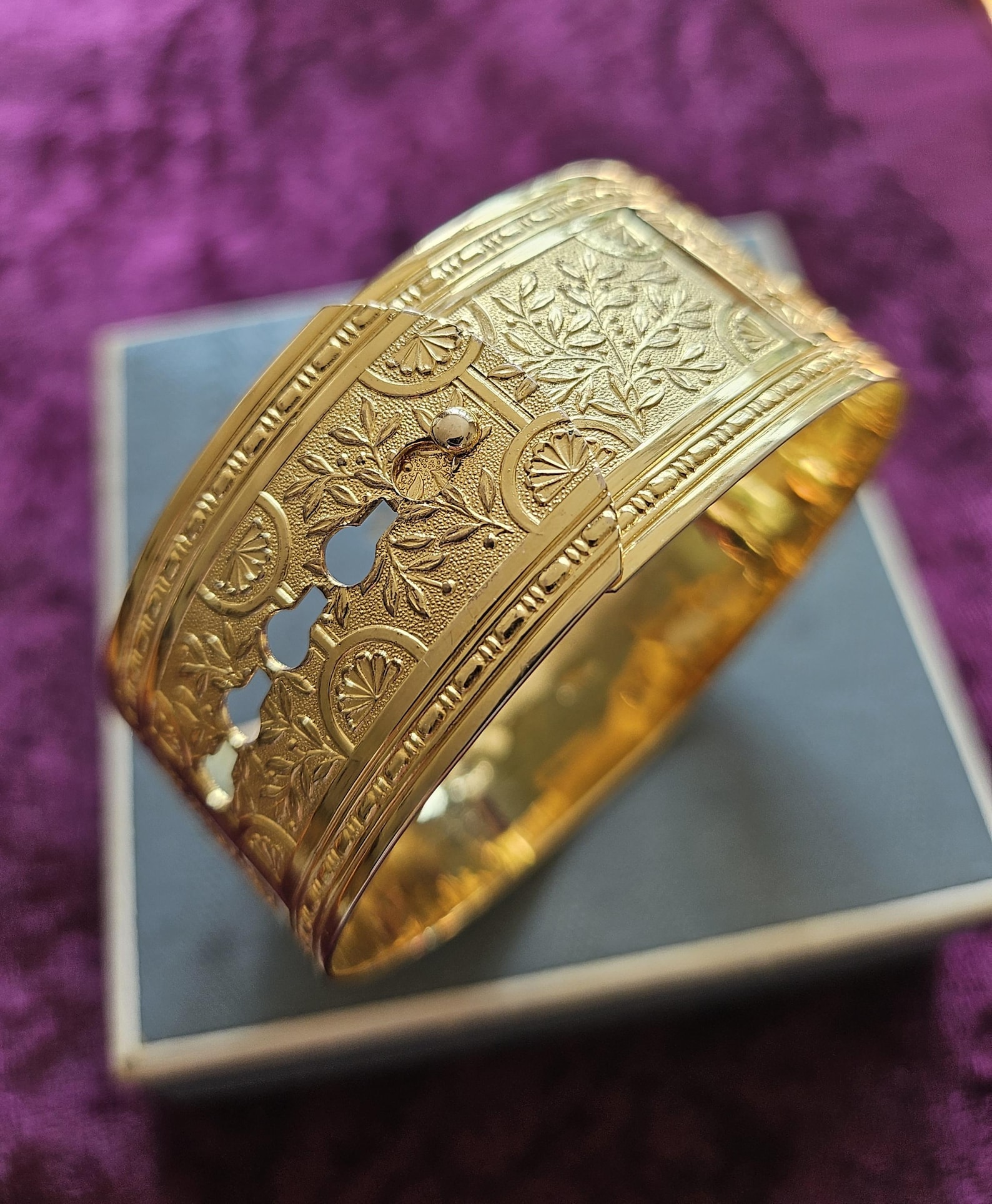 Byzantine Smoked Quartz Cuff main image 1