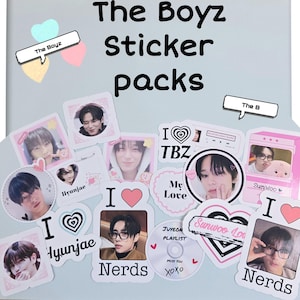 The Boyz Stickers,kpop stickers,kpop decor,kpop
