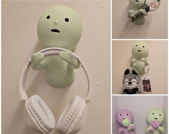 Smiiskii Holder, Headphone Holder, lightstick holder Keychain Holder, Cap Holder, Trinket Holder,3d print
