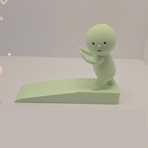 Smiiskii door stopper, smiski decor, home decor, door stopper, 3D print image 1