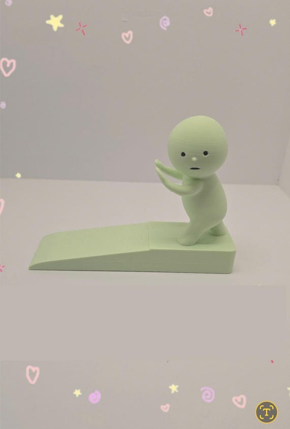 Smiiskii door stopper, smiski decor, home decor, door stopper, 3D print