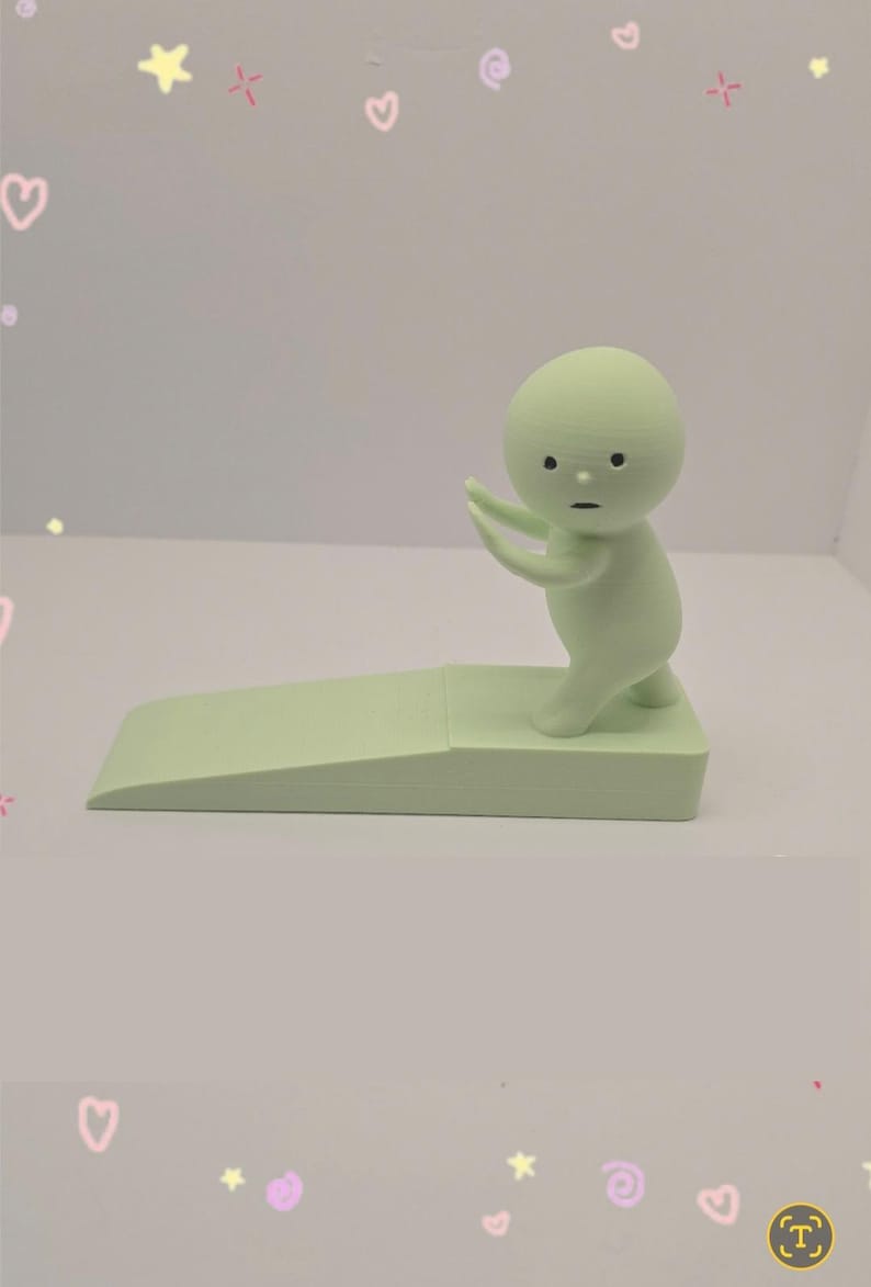Smiiskii door stopper, smiski decor, home decor, door stopper, 3D print image 1