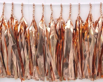 Rose gold tassel garland // wedding and party decoration// backdrop//birthday party