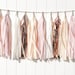 Blush, Champagne, & Rose gold tassel garland // wedding and party decoration// backdrop//birthday party 