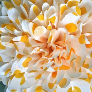 Pompon di carta velina Sunshine Dots