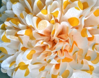 Sunshine Dots Tissue Paper Pom