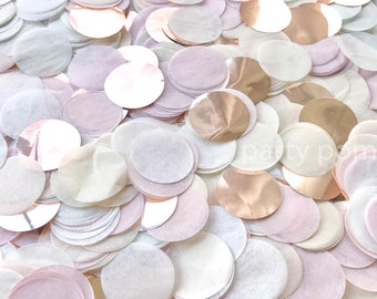 Blush, Champagne, & Rose Gold Confetti Mix