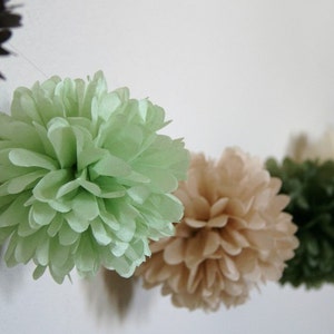 Earthy - Party Pom Garland Kit... featured in Brides magazine
