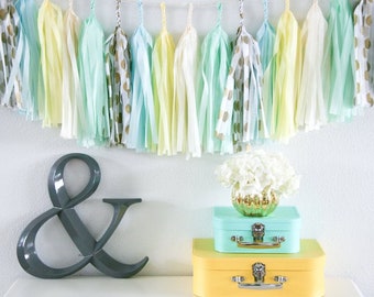 SEA BREEZE tassel garland party decoration // baby shower