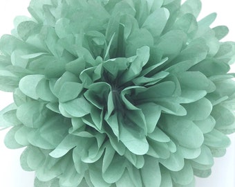 CEDAR GREEN Tissue Paper Pom