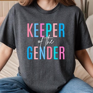 Keeper of the Gender Shirt , Gender Reveal Party Shirts, Team Boy Team Girl Baby Announcement Shirts, Gender Reveal Ideas