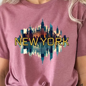 Koszulka New York, Koszulka New Yorker, Koszulka New York, Koszulka East Coast, Prezent dla wielbiciela Nowego Jorku, Koszulka Nyc