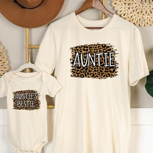 Auntie And Auntie&#39;s Bestie Shirt, Auntie And Nephew Matching Shirts, Aunt And Niece Matching Shirt, Aunt Baby Matching Shirt, New Baby Shirt
