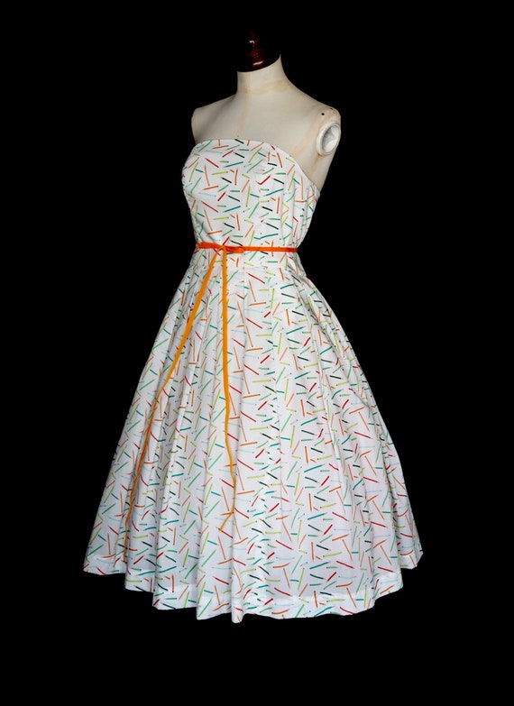 1950s style cocktail dress