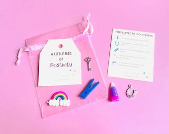 Little Bag of Positivity: Keepsake Tokens - Pink or Ivory