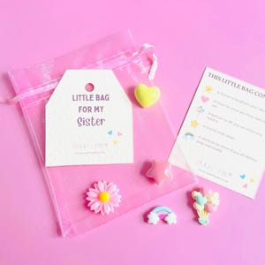 Petit sac pour soeur, cadeau souvenir, sac cadeau gratuit inclus