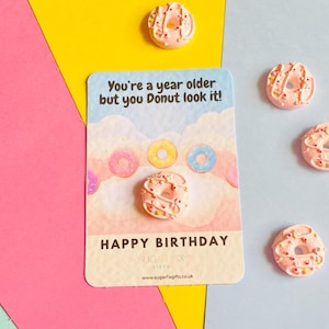 Non sembri più vecchio, regalo di compleanno con abbraccio tascabile, borsa regalo inclusa