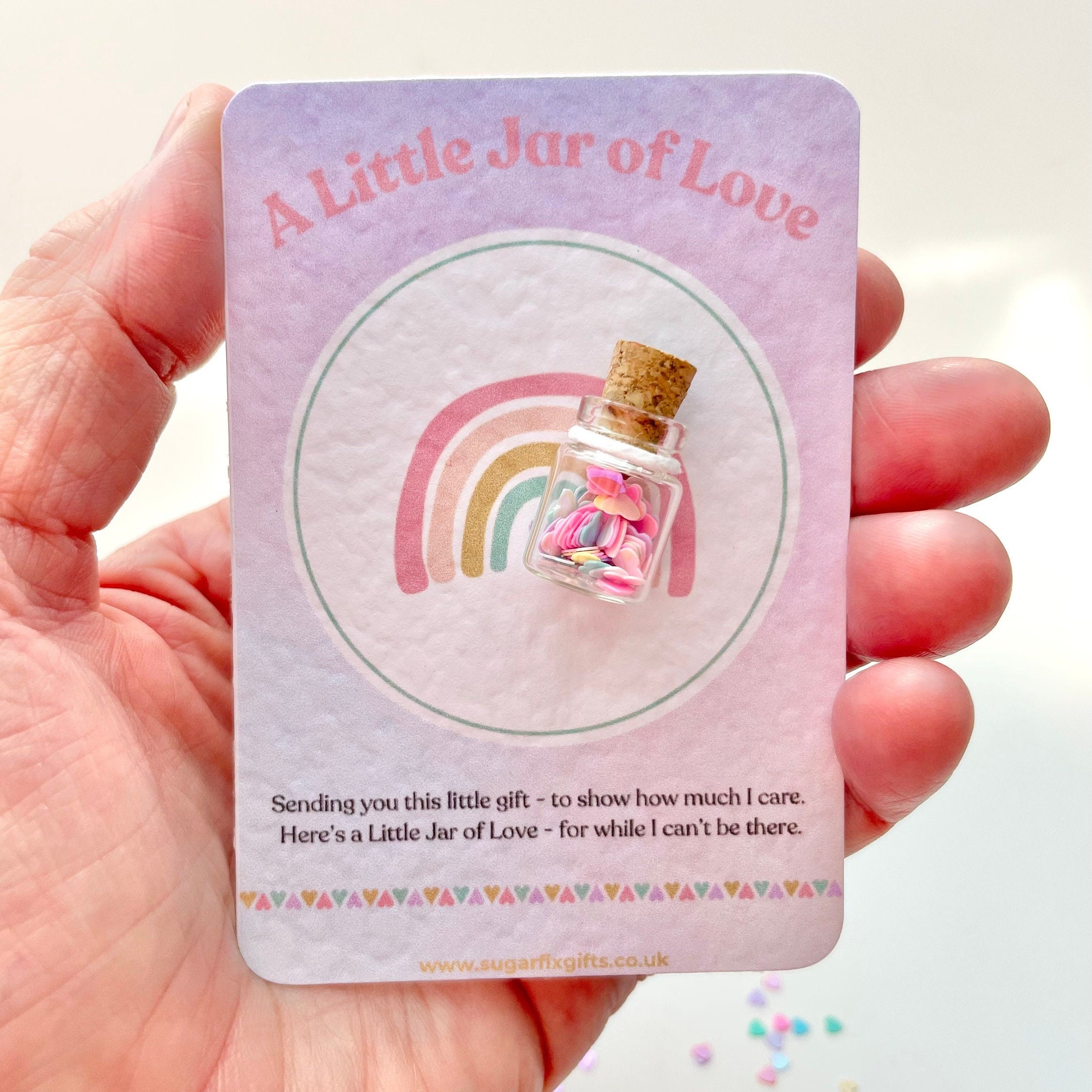 Little Love Jar, Pocket Hug Token, Free Gift Bag Included
