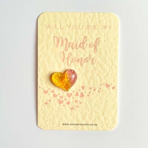 Abraço de bolso para madrinha de casamento, bolsa de presente de organza grátis incluída