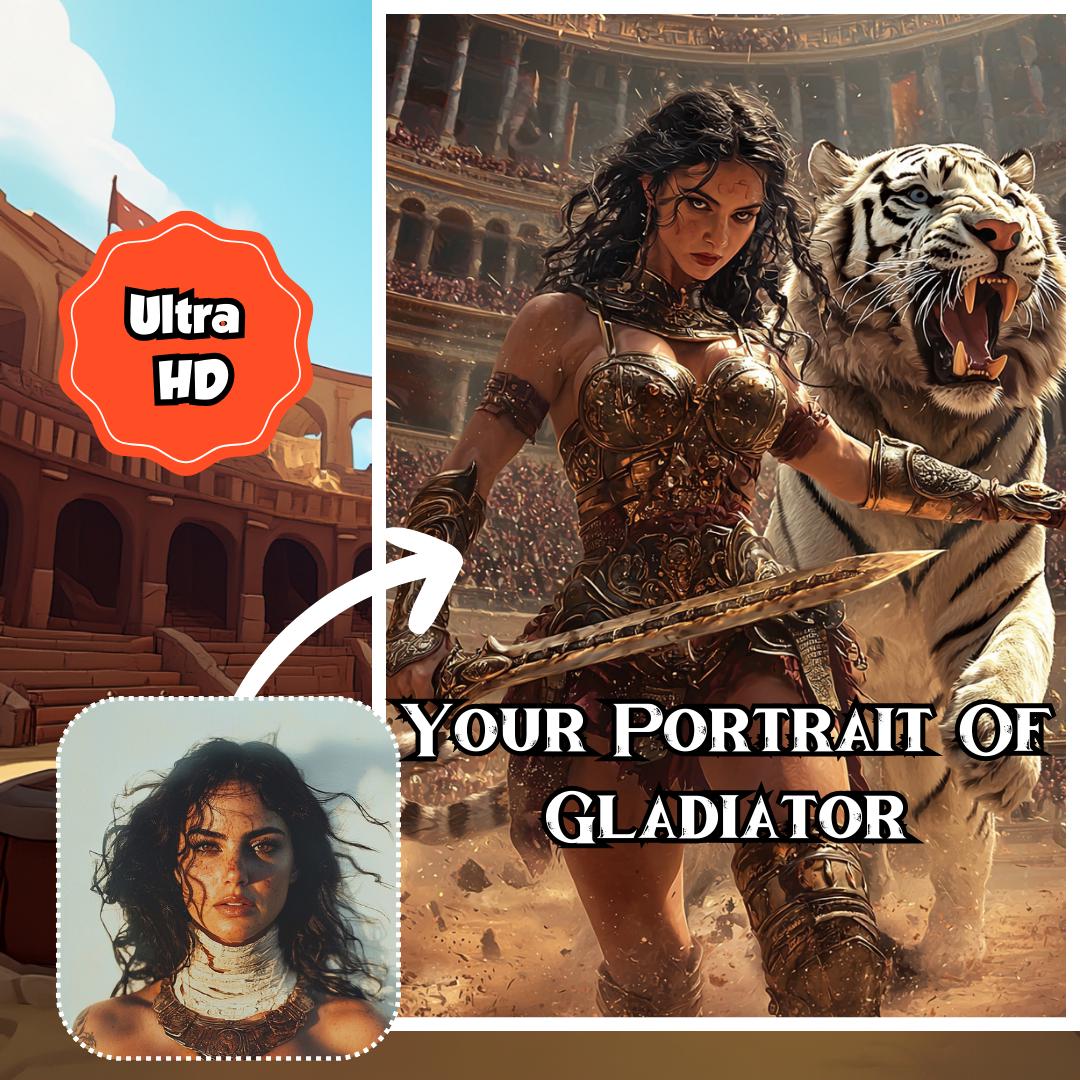 Custom gladiator portrait, Gladiator, Gladiator poster, Movie poster, Custom portrait, painting from photo, Gladiator gift, Movie portrait .
