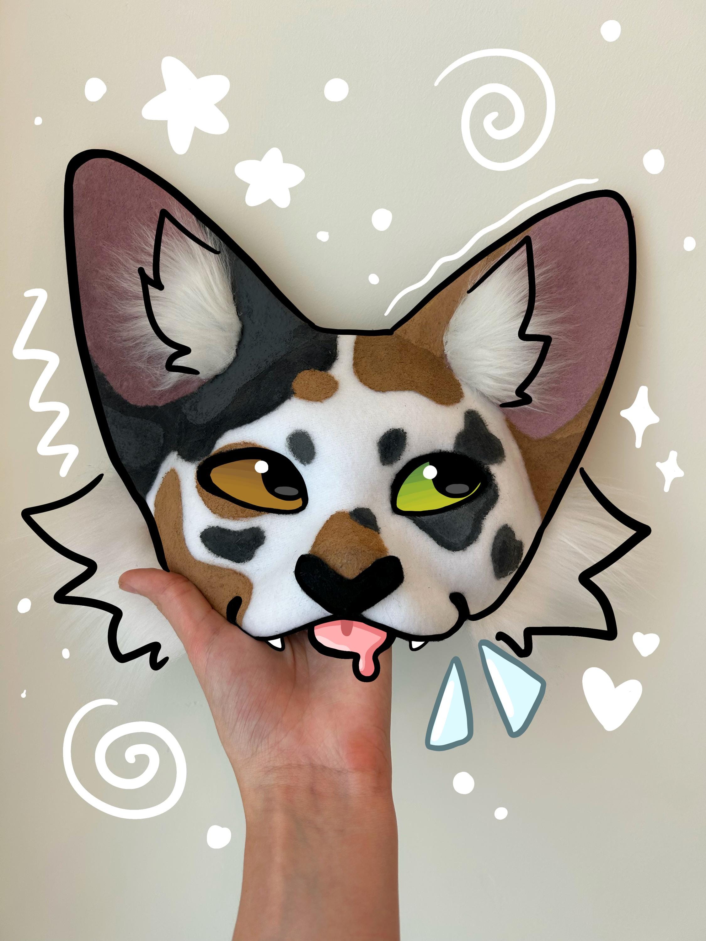 Calico Cat Mask!!