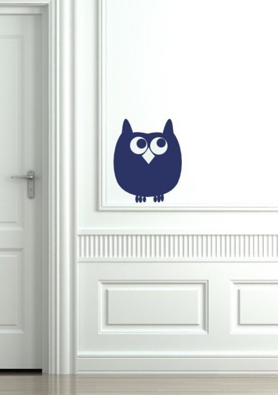 Items similar to Cute Owl Vinyl Wall Decal Item 109 on Etsy